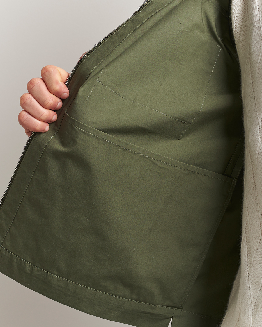 Valstar Cotton Poplin Shirt Jacket Green