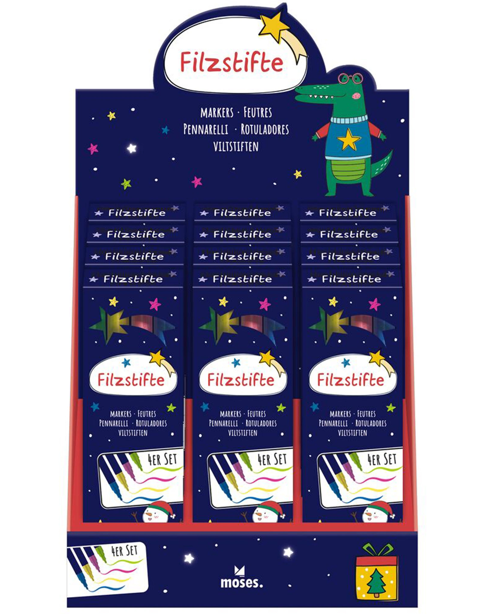 Filzstifte NEON 4er-Set