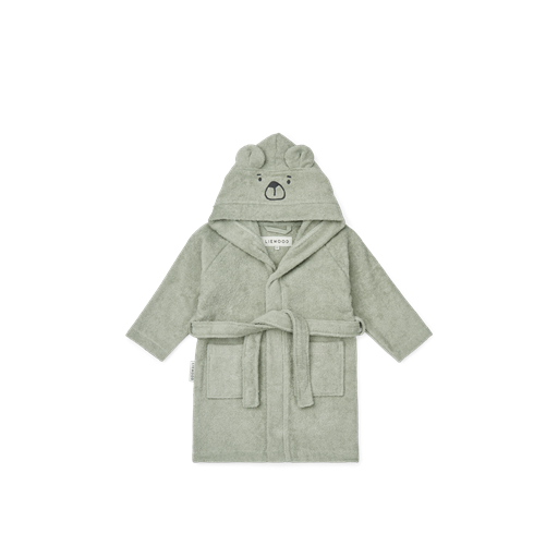 Liewood Lily Bjørn Badekåbe, Dove Blue, 3-4 år