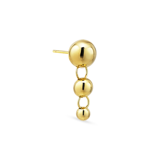 Jane Kønig Atomic Drop Ørering, Gold Plated