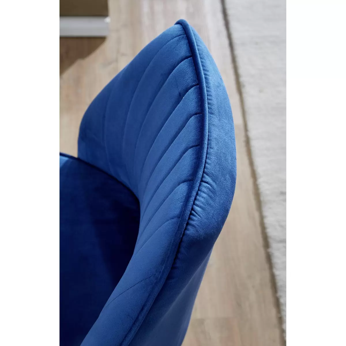 Stuhl Trabes blau,gold
