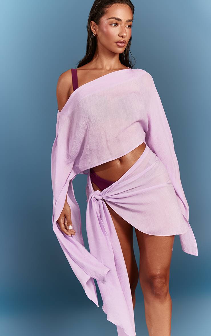Lilas Mini Paréo Aspect Lin