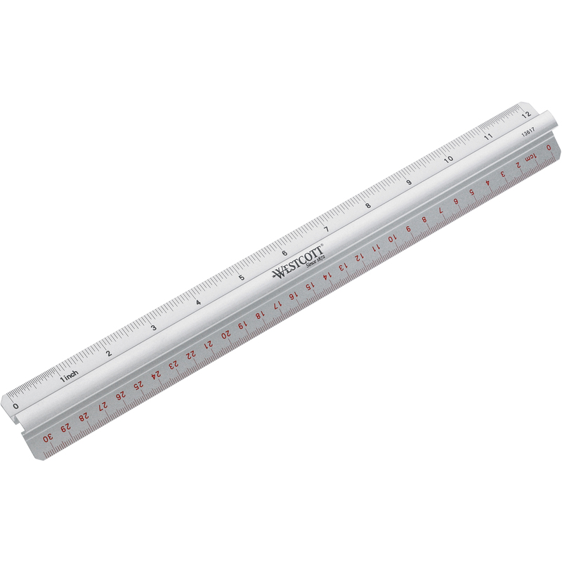 Westcott Metallmassstab E-101140, 30 cm