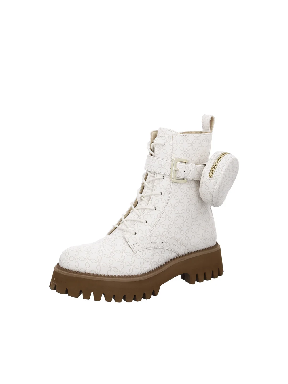 Stiefelette Amsterdam weiß-taupe