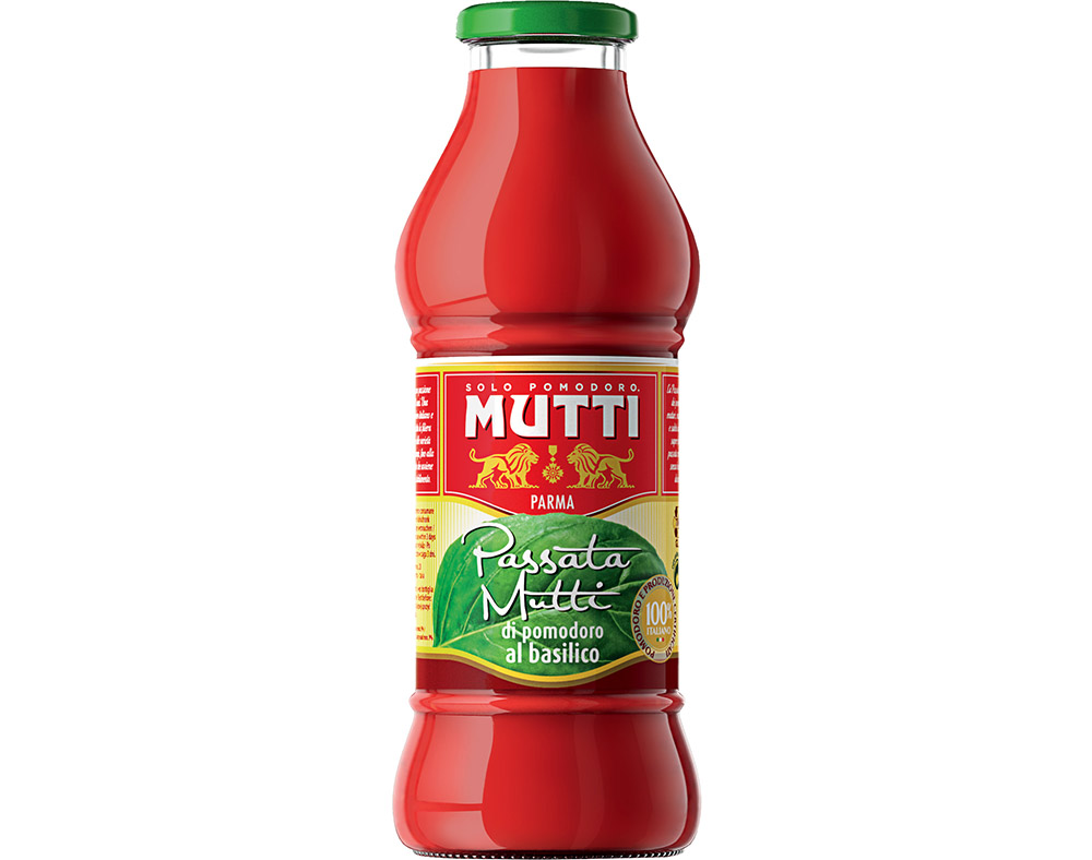 PASSATA MUTTI DE TOMATE MANJERICÃO FRESCO 400G