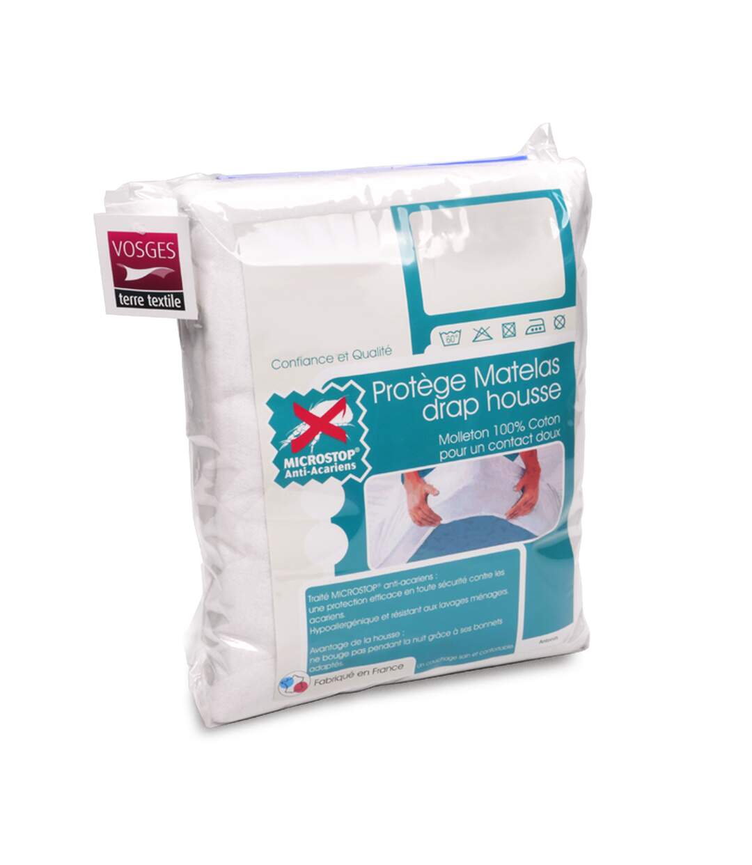 Protège matelas absorbant Antonin blanc 70x140