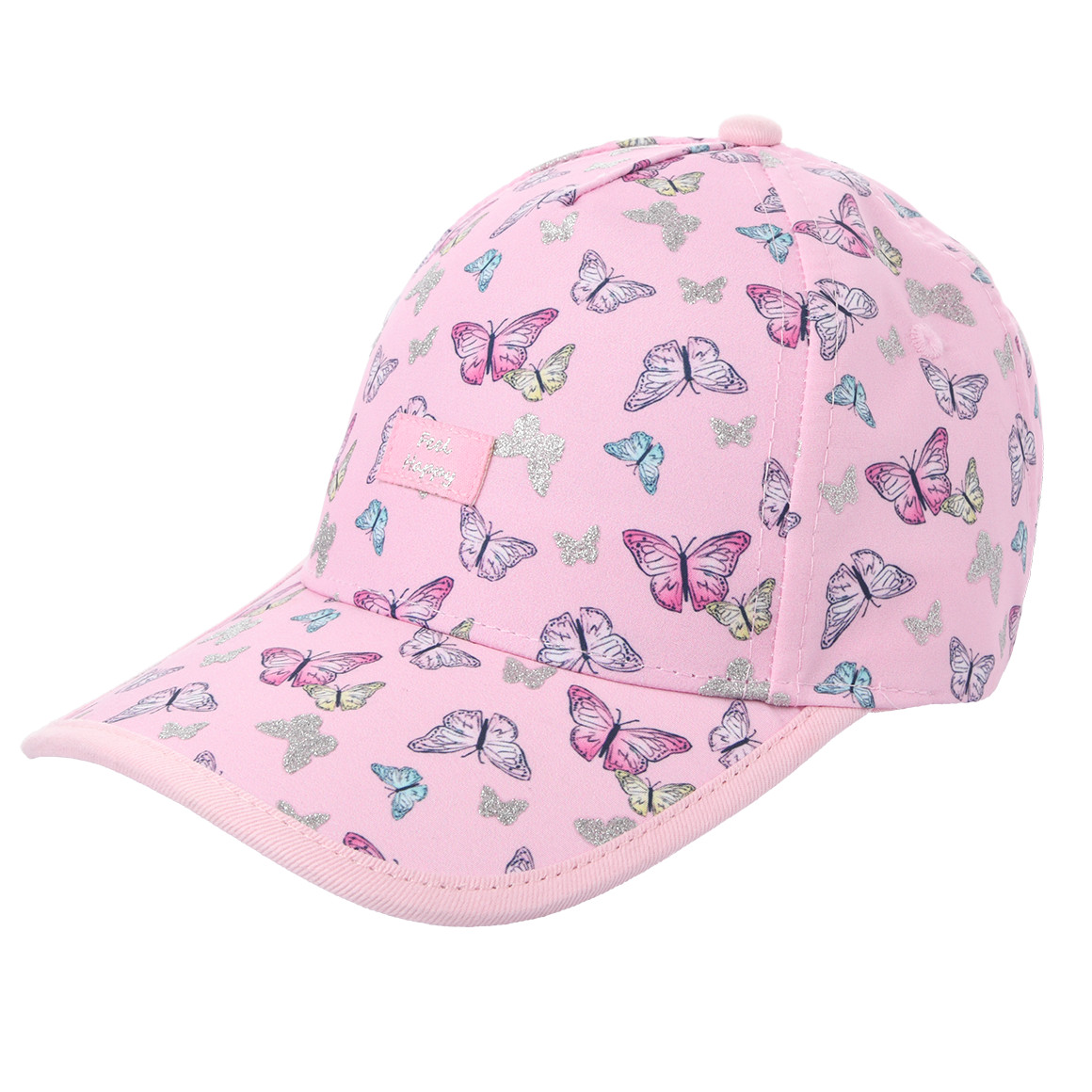 Topolino Mädchen Kappe mit Schmertterlingen helllila