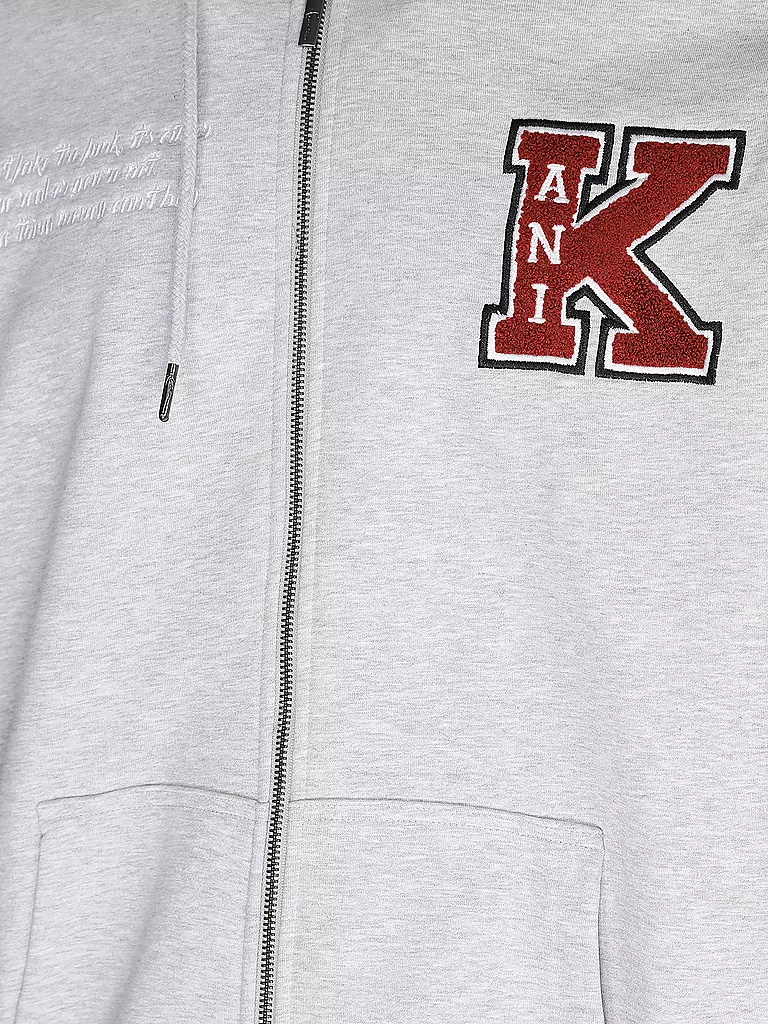 KARL KANI Sweatjacke  hellgrau