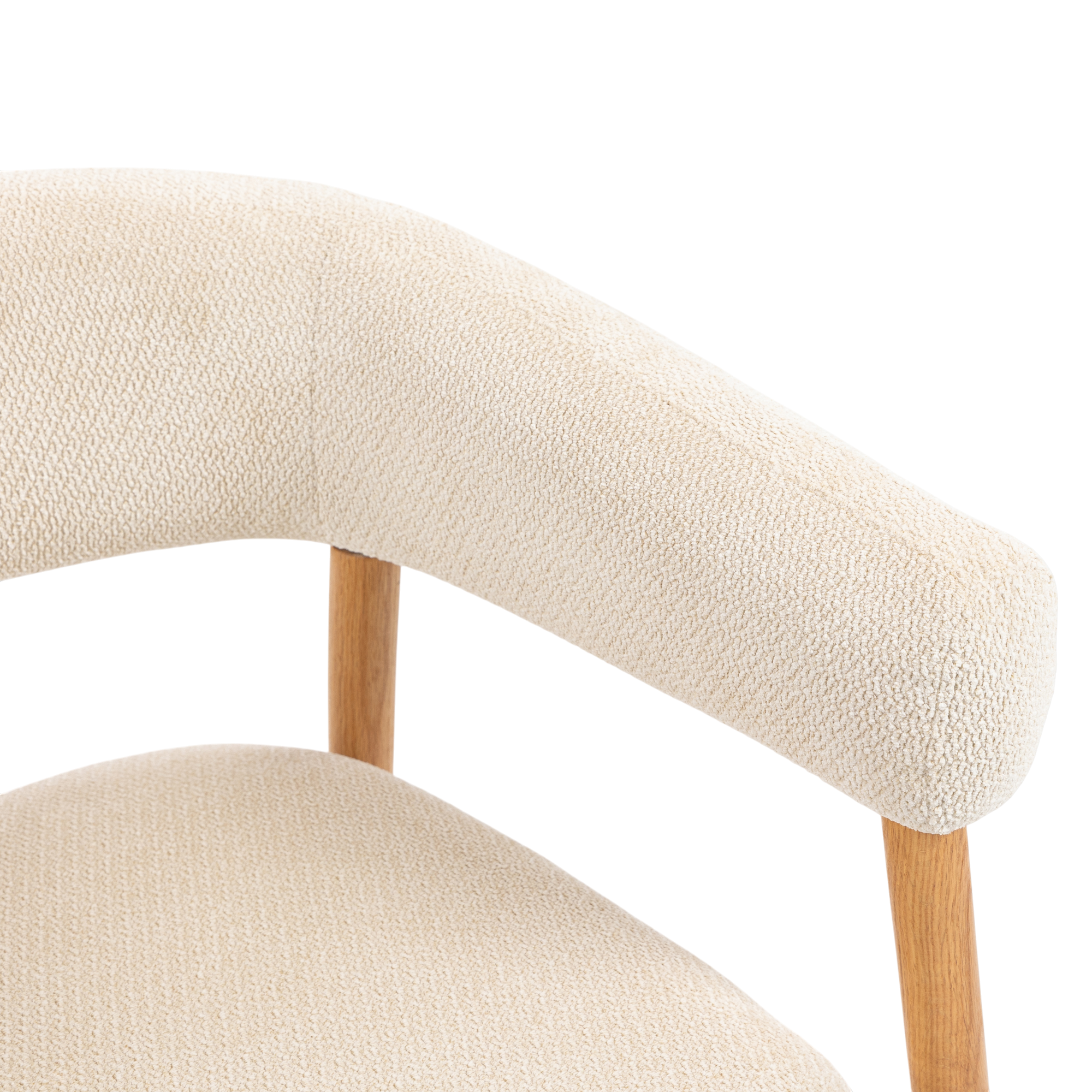 by fonQ Sora Fauteuil - CrÃ¨me / Eiken