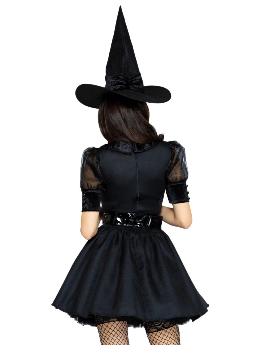 Halloween Jurk Zwart Dames Leg Avenue