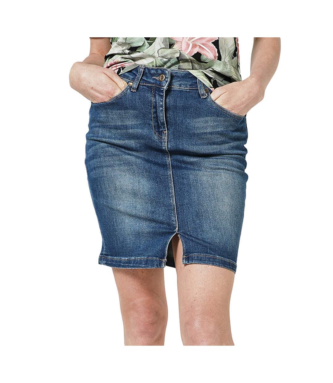 Jupe en Jean Bleu Femme Kaporal Stacy