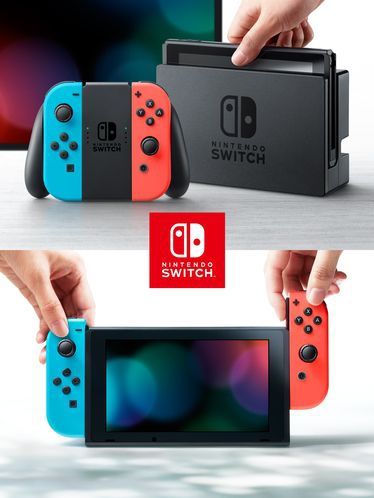Nintendo Switch Console Blauw/Rood