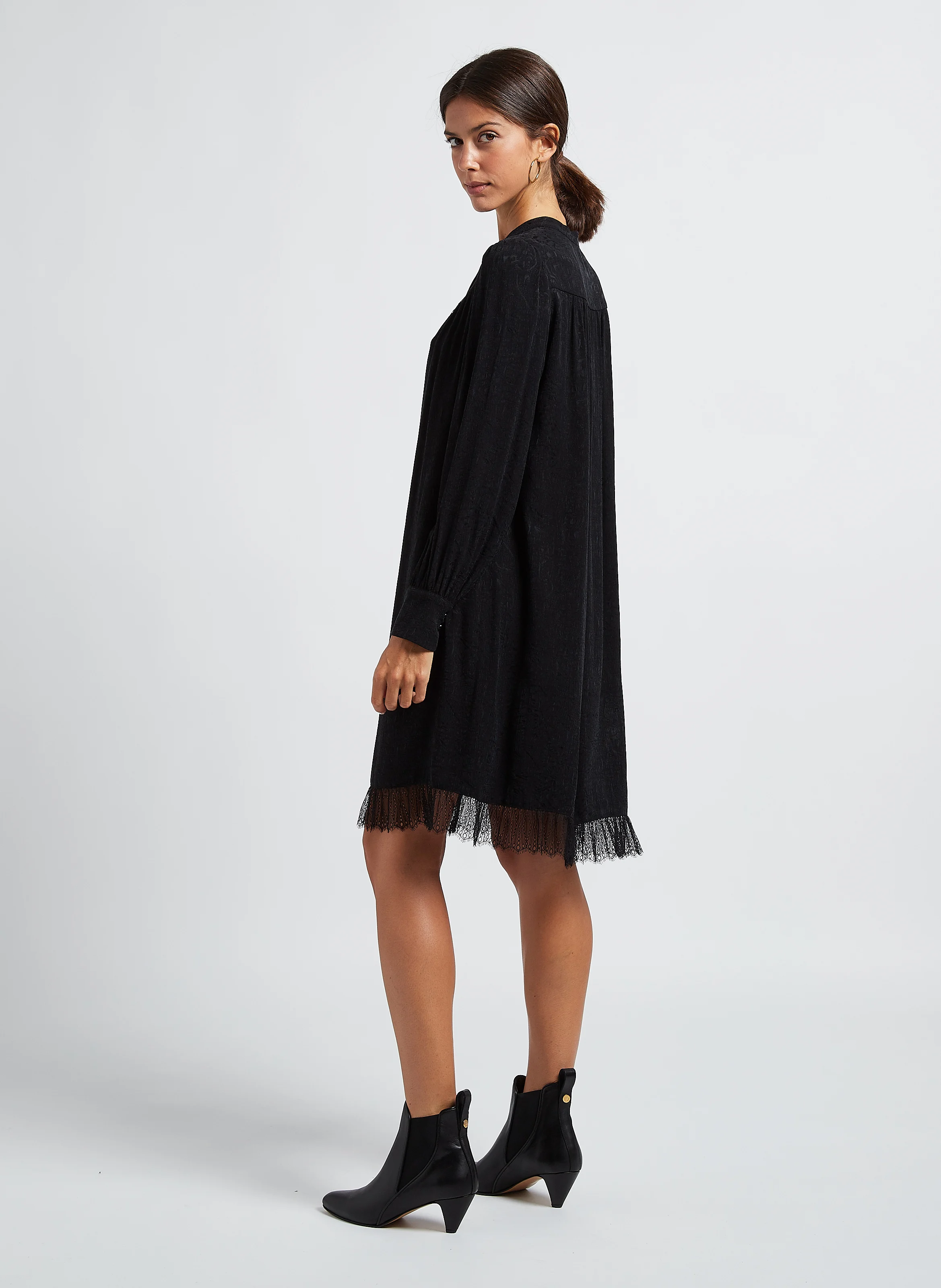 RIKLEY - Bottines en cuir | Noir