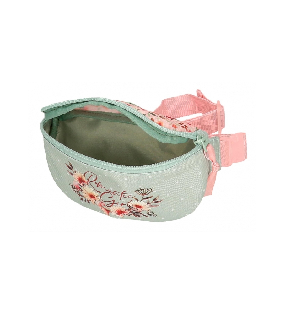 Bolsa de cintura Movom Romantic Girl, verde - 27x11x6,5cm -