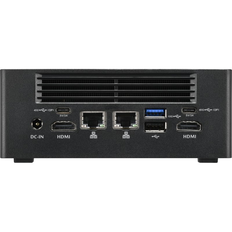 Shuttle Nano PC NT10H5, Intel Core Ultra 5 125H, Intel Arc graphics, 2xHDMI, 2xUSB 4.0 (DP), 2x2.5Gbit LAN, VESA, 24/7
