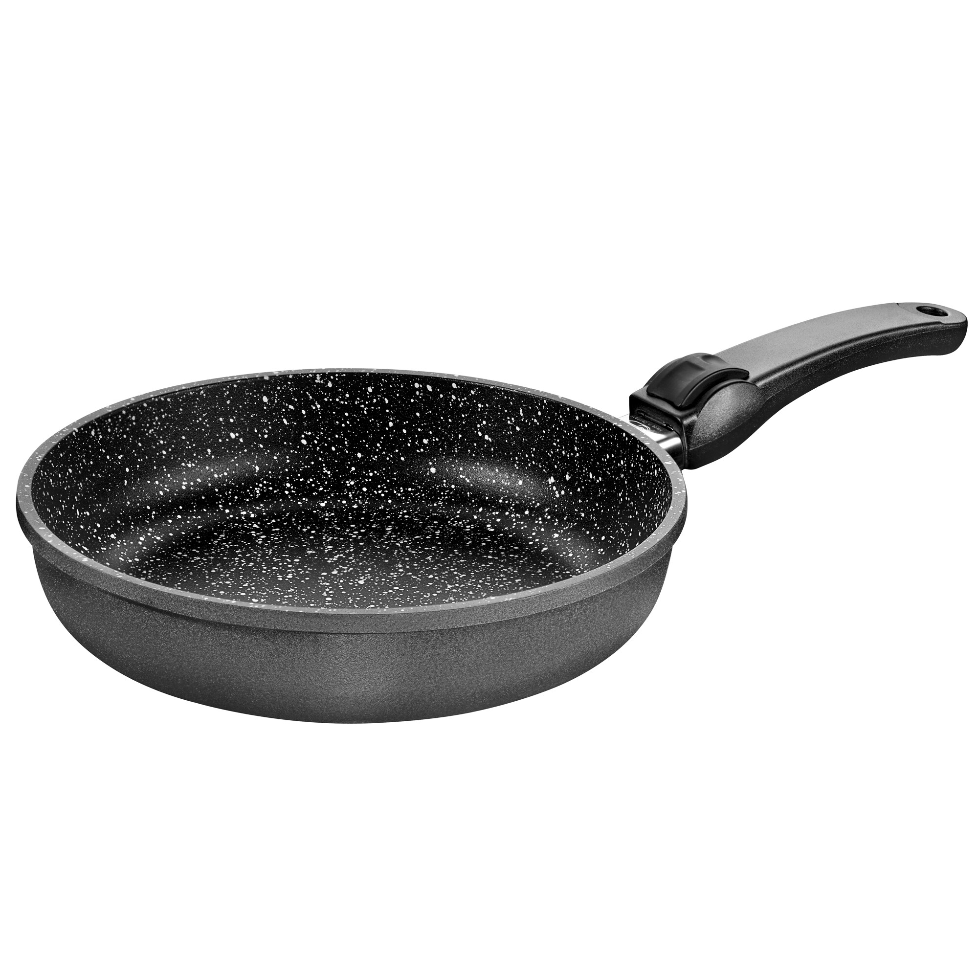 STONELINE® Made in Germany Bratpfanne, 24 cm, Kokillenguss, mit abnehmbarem Griff