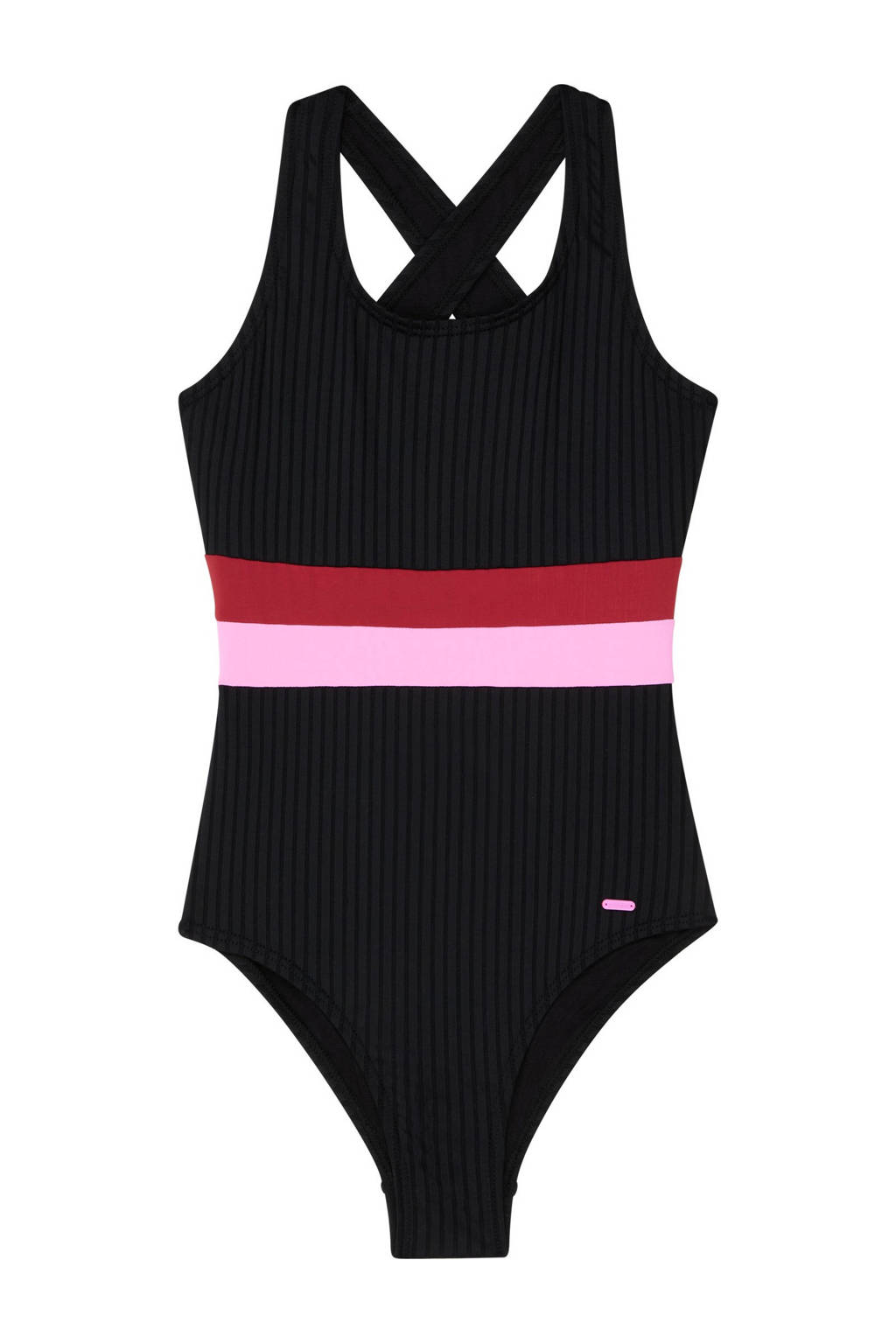 badpak badpak PRTSAFA JR zwart/roze