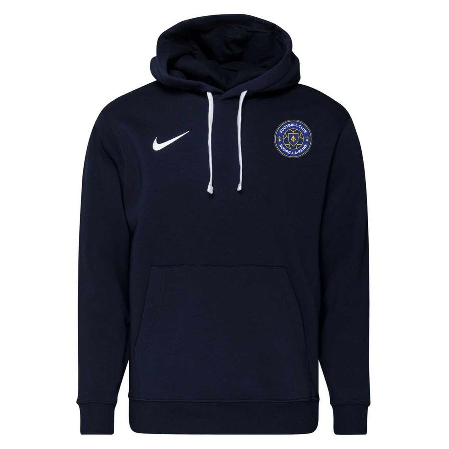 FC Bourg la Reine Sweat à Capuche Fleece PO Park 20 - Bleu Foncé/Blanc