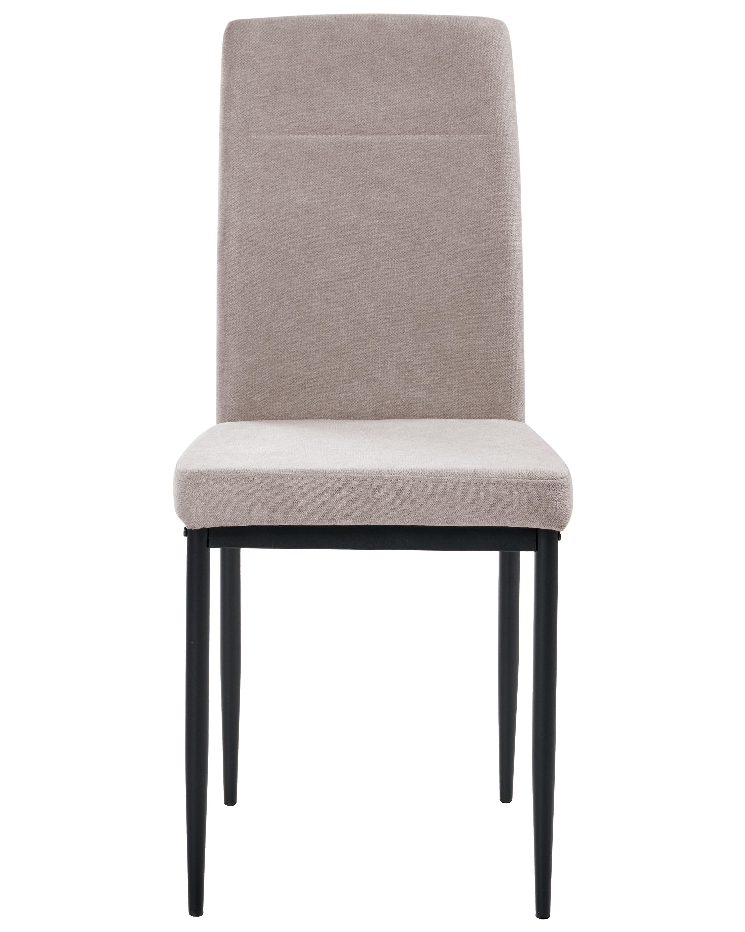 Set van 4 eetkamerstoelen RINER Stof Taupe