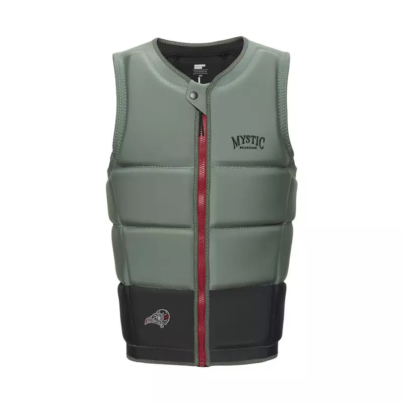 Gilet impact MYSTIC Peacock Front Zip Dark Olive