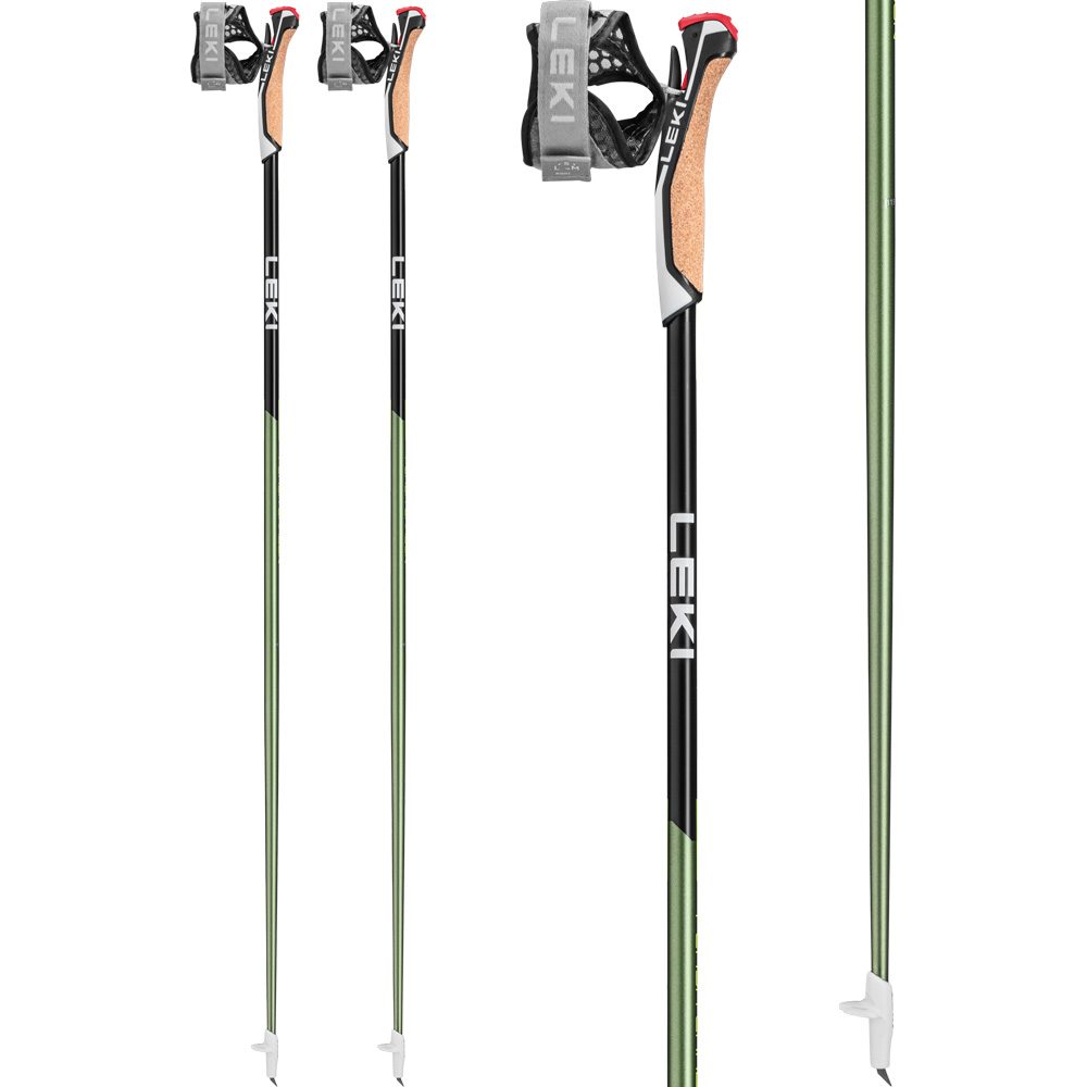 LEKI Flash Carbon Nordic Walking Stöcke grün