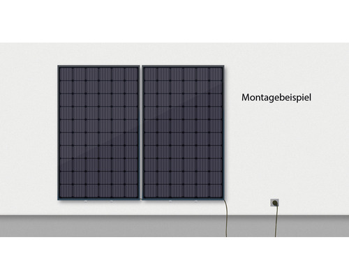 Balkoncentrale – Fotovoltaïsche module mono zwart 300W inclusief omvormer