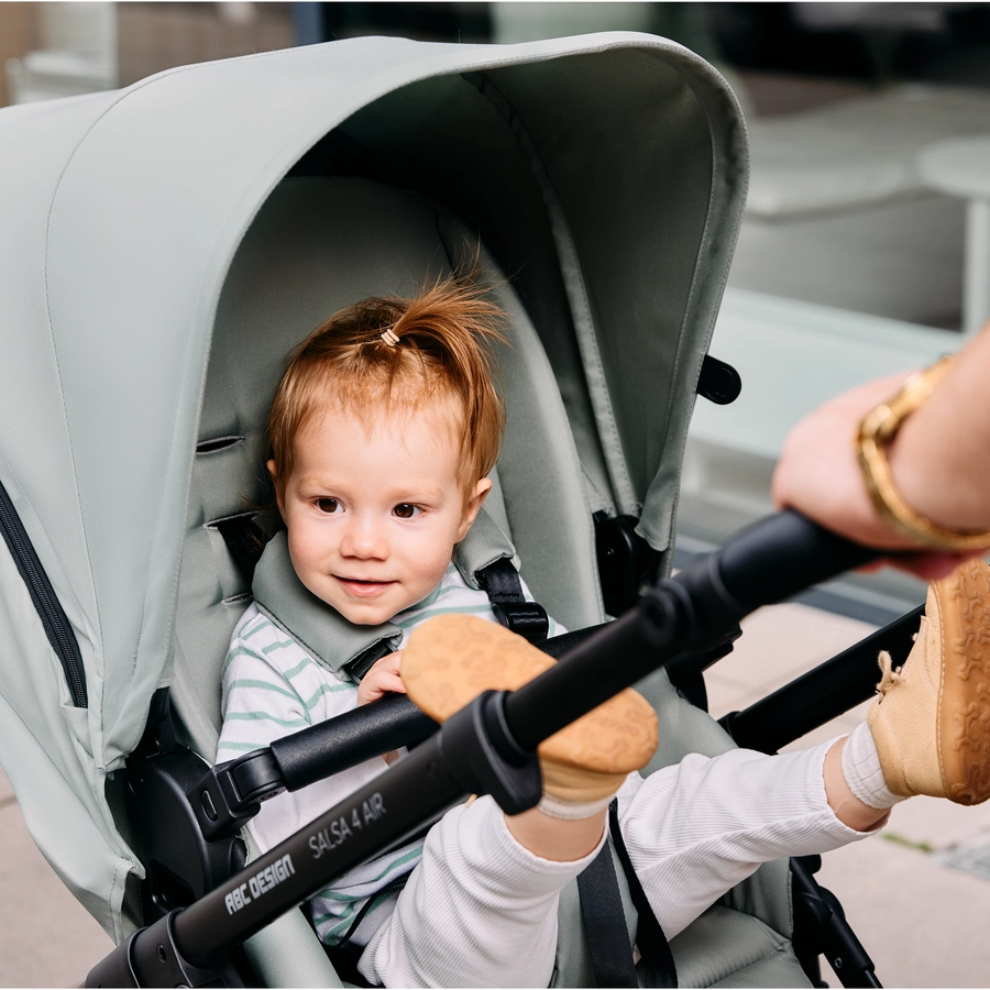 ABC DESIGN Kombikinderwagen Salsa 4 Air Pine Kollektion 2024 + Regenschutz und Adapter gratis