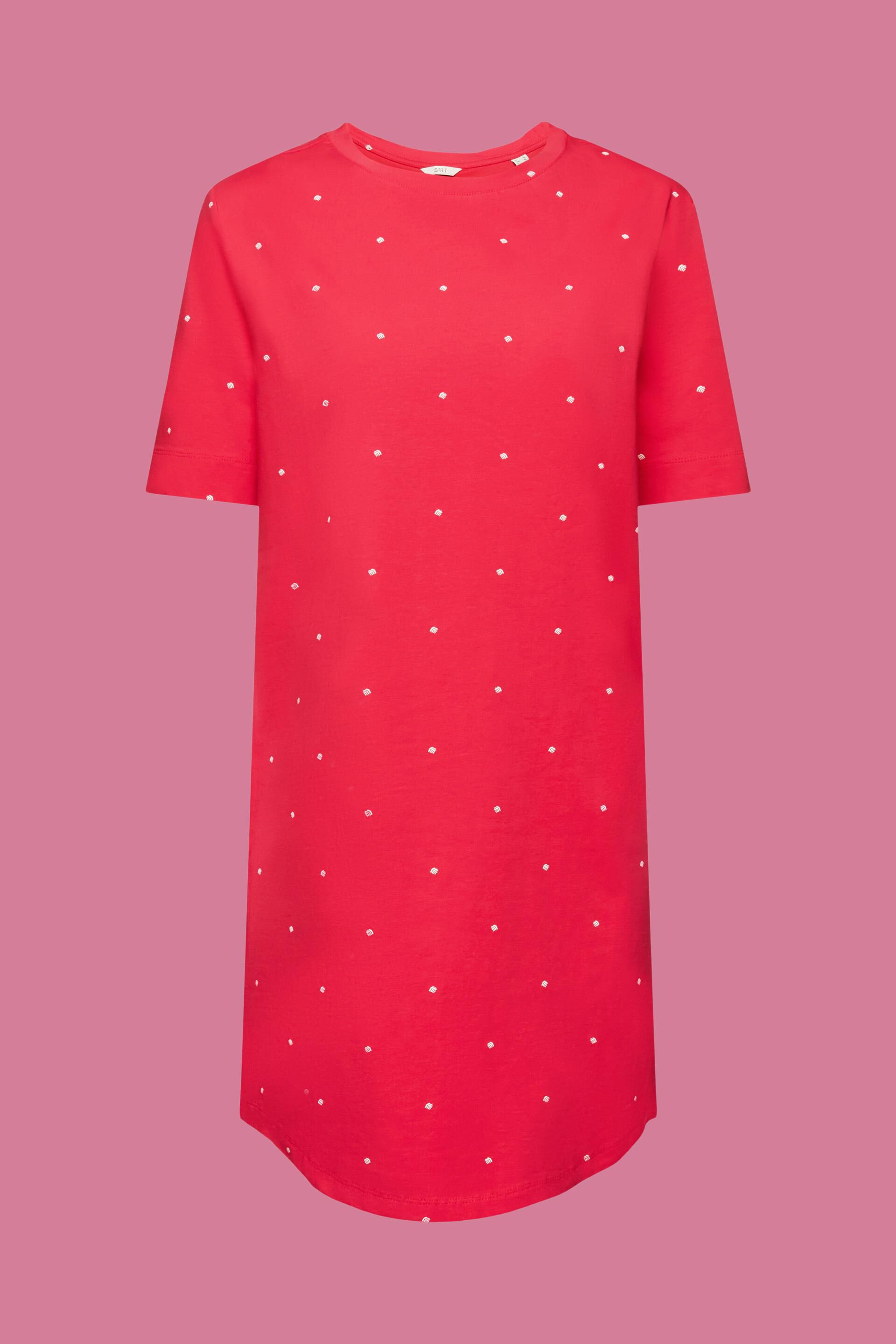 Chemise de nuit à motif all-over