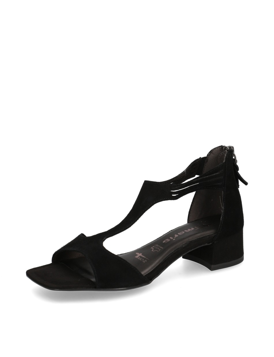 Veloursleder Sandale