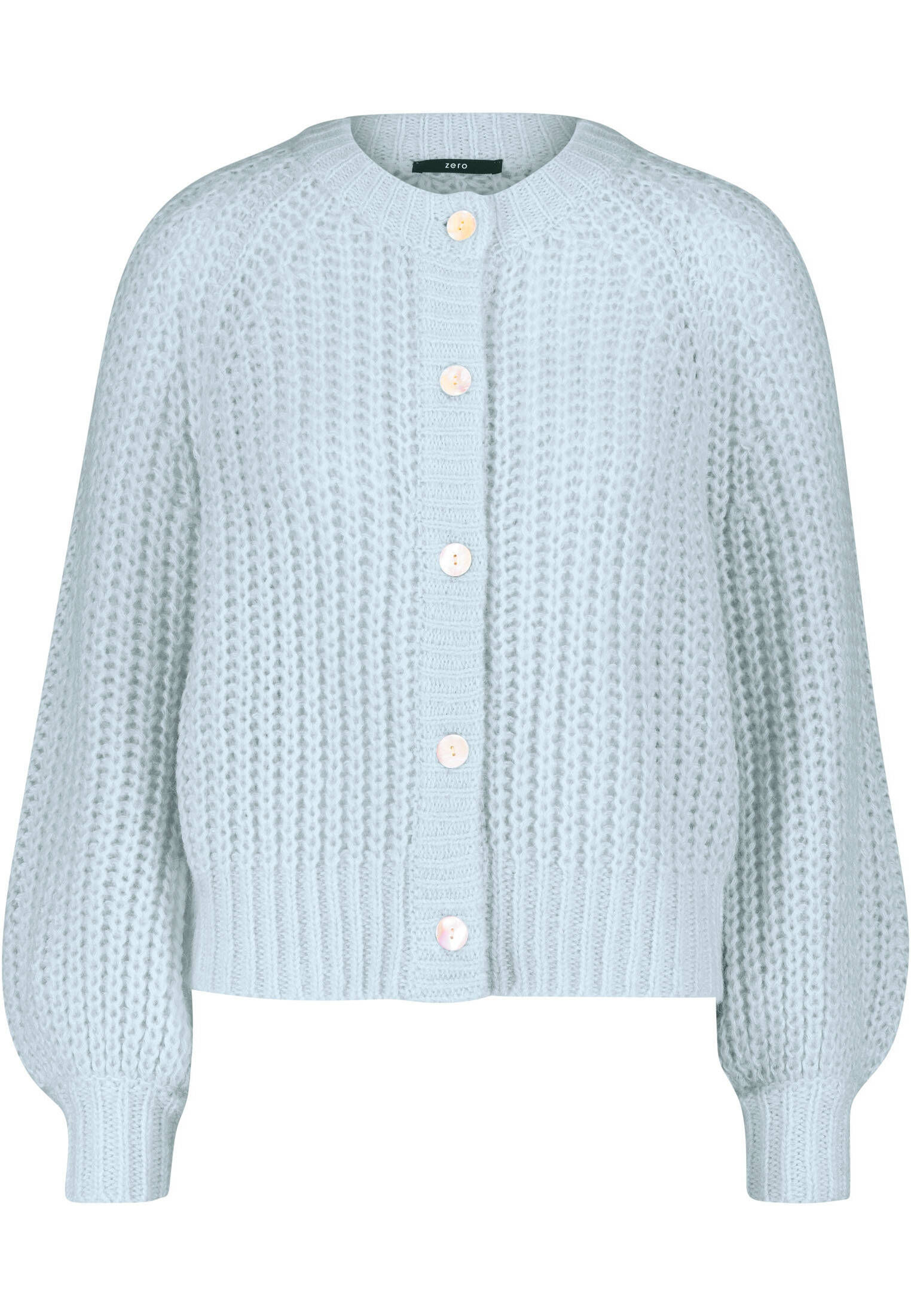 zero| Damen Strickjacke mit Knopleiste
