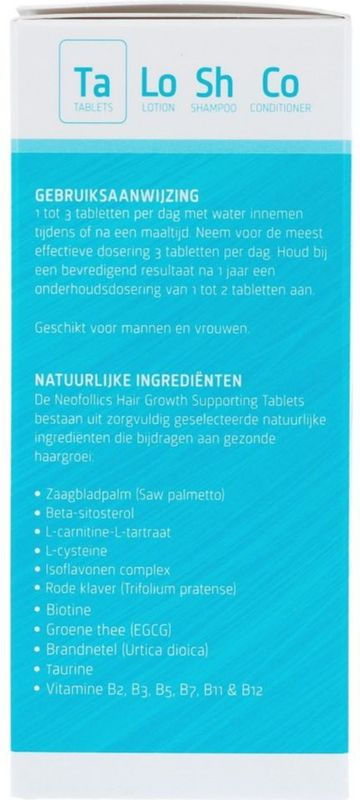 Neofollics - Hair Growth Supporting Tablets - 100 Stuks