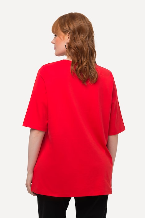 T-Shirt, A-Linie, Rundhals, Halbarm, Pima Cotton