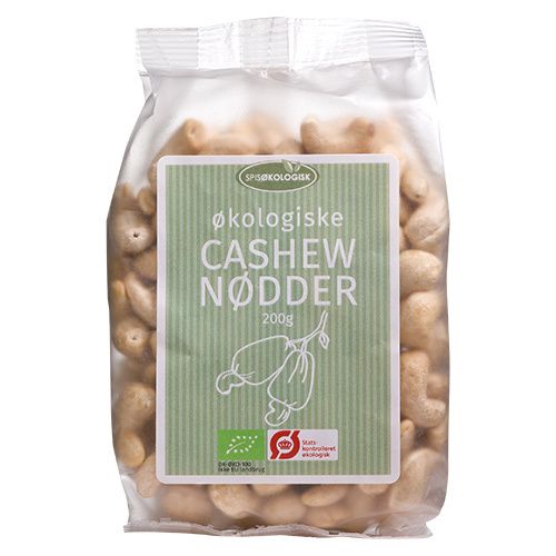 Spis Cashewnødder Ø - 200 g.