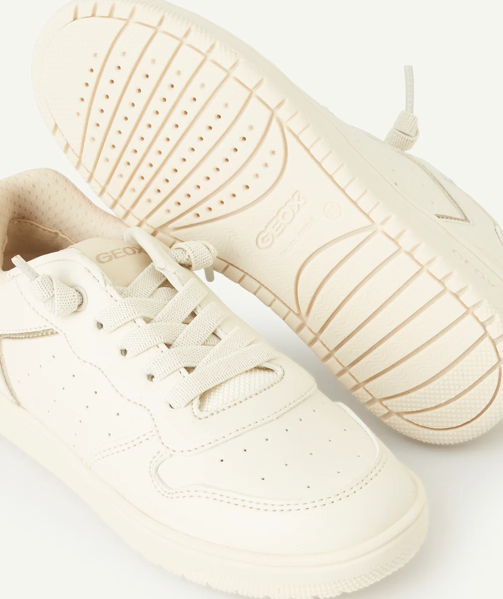 GEOXBASKETS WASHIBA FILLE BLANC CASSÉ