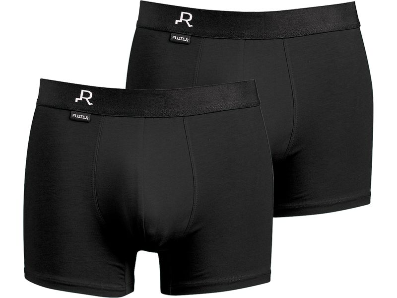 FLIZZER Unterhosen Trunk Der Gentleman 2er Pack Schwarz, S Herrenunterwäsche