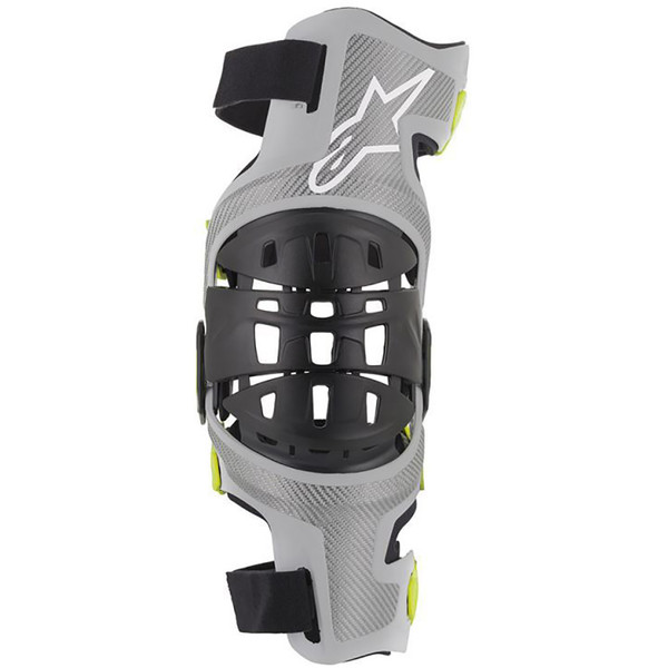 Alpinestars - Orthèse de genou Bionic-7 - Paire Gris / Jaune fluo