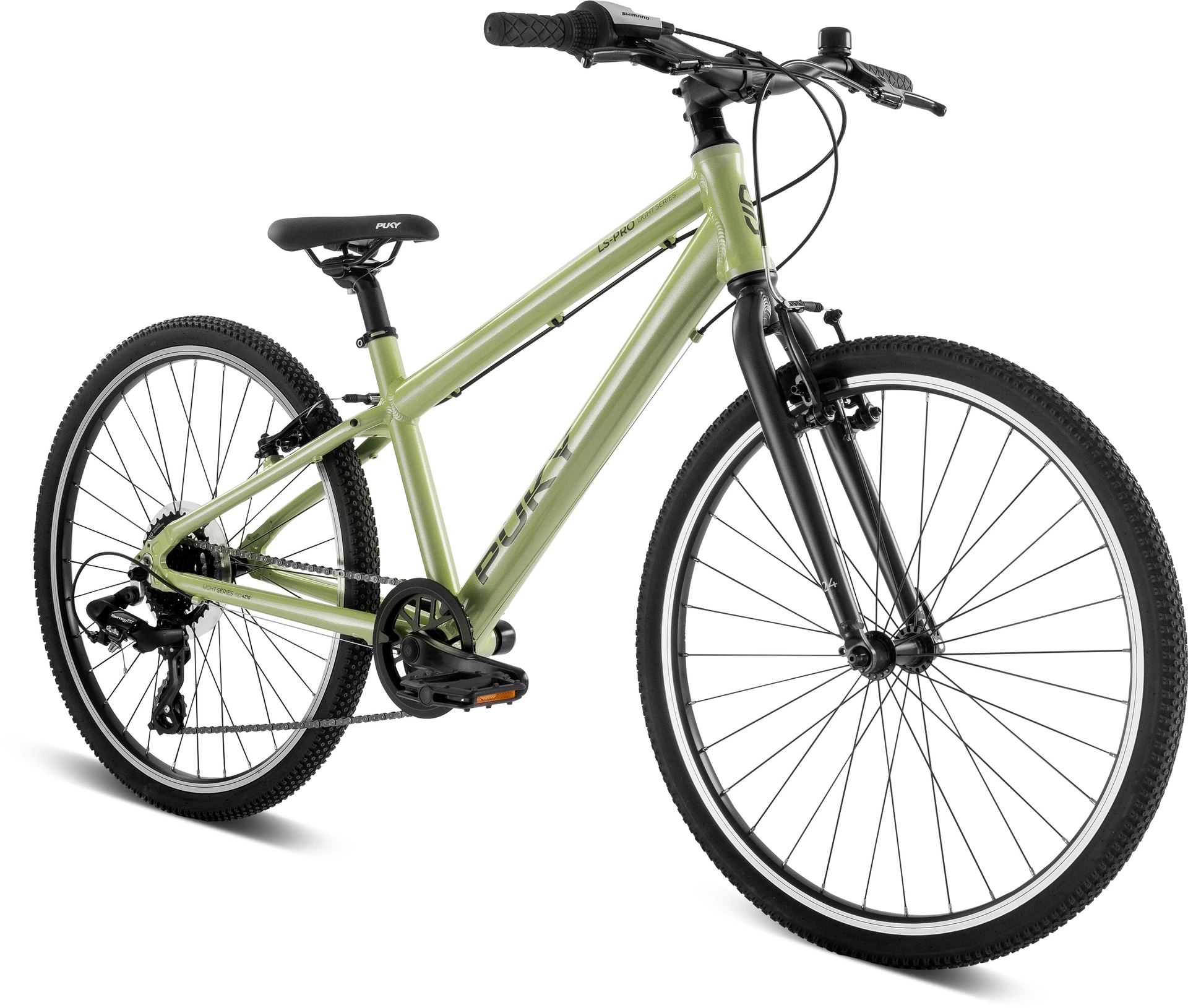 Puky LS-Pro 24-8 alu. børnecykel grøn/anthrazit