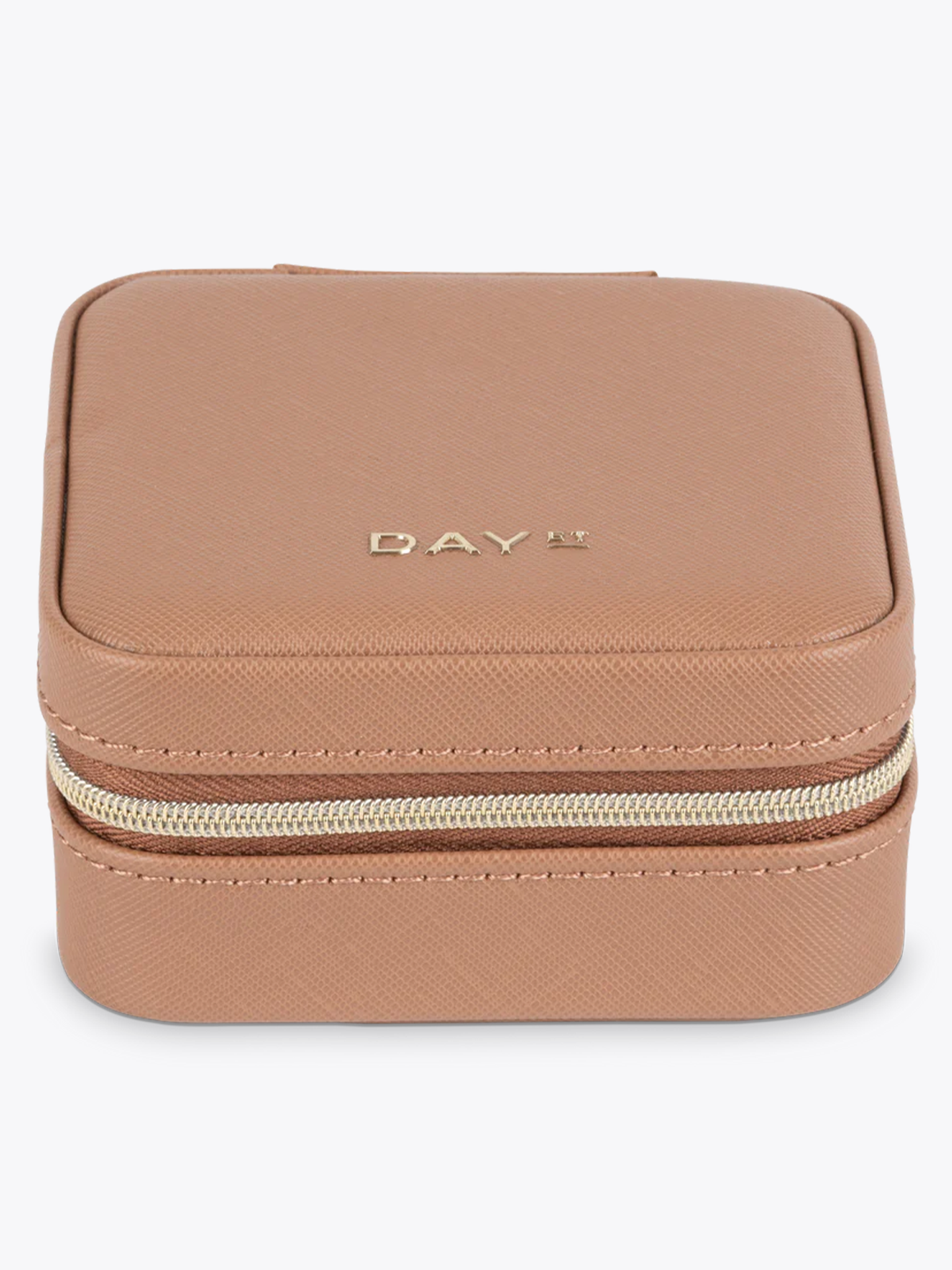 Saffiano Zip Square