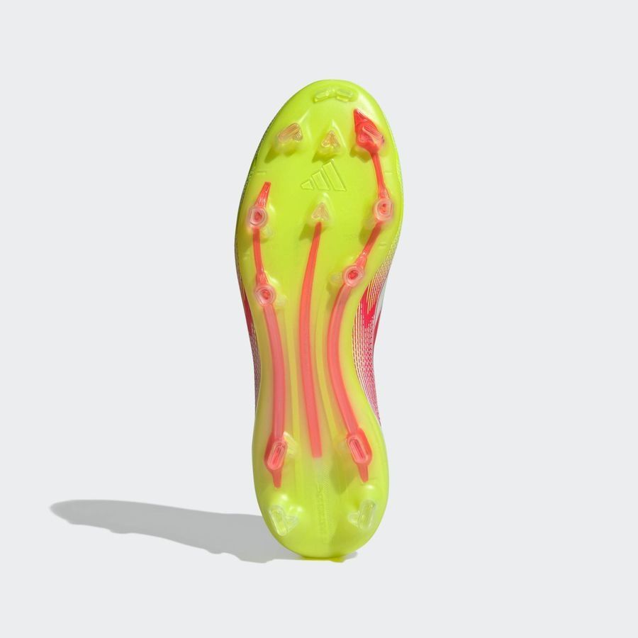 adidas F50 Pro Mid FG Pure Victory - Blanc/Lucid Red/Jaune Femme
