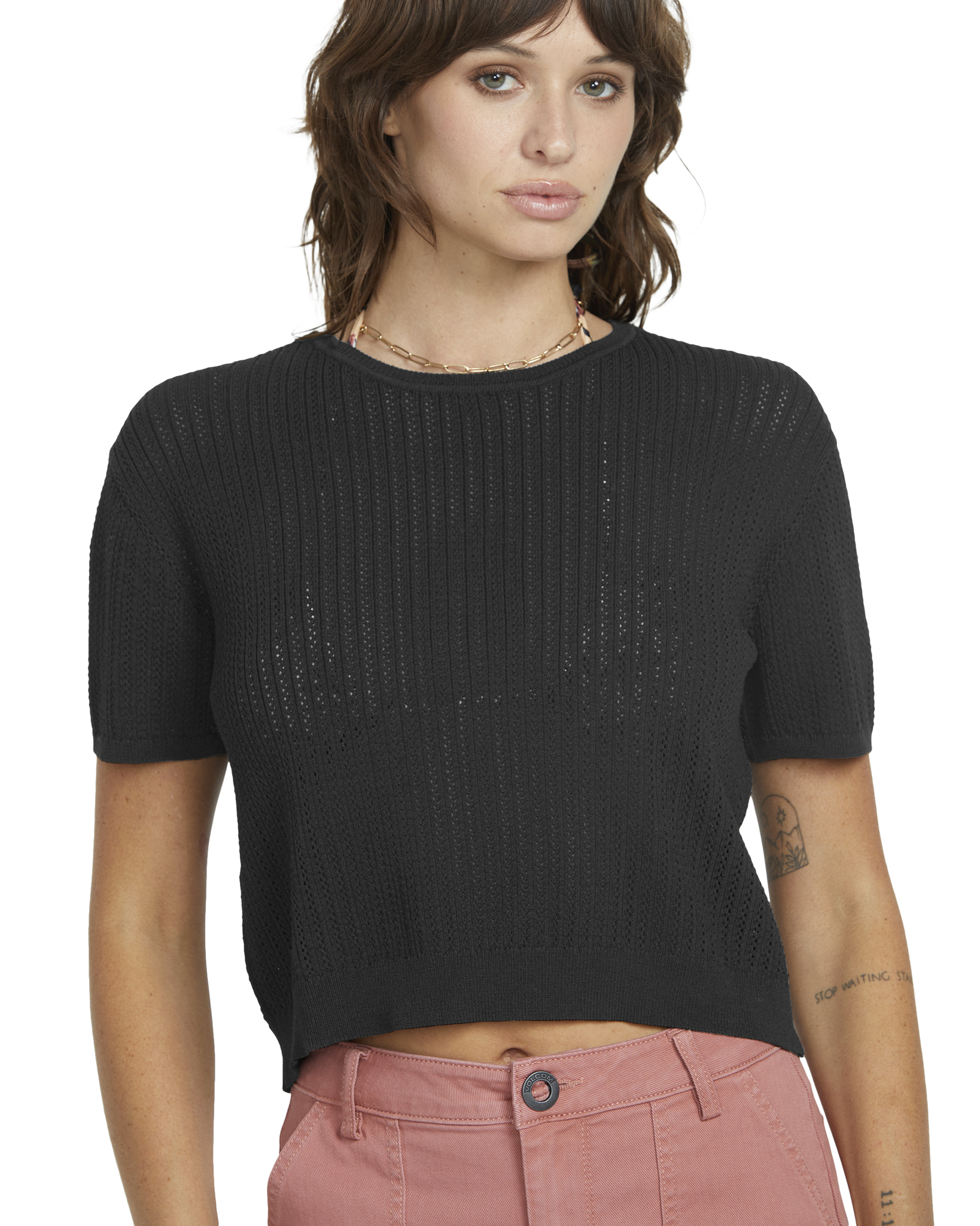 Volcom Meshy Beach SS Black