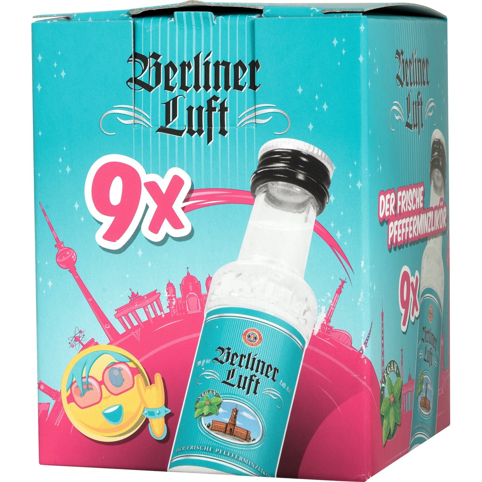 Berliner Luft Pfefferminzlikör 9 x 2 cl