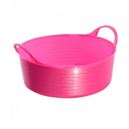 Balde raso flexível Tubtrug mini na cor rosa