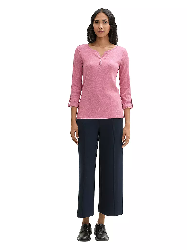 TOM TAILOR Langarmshirt pink