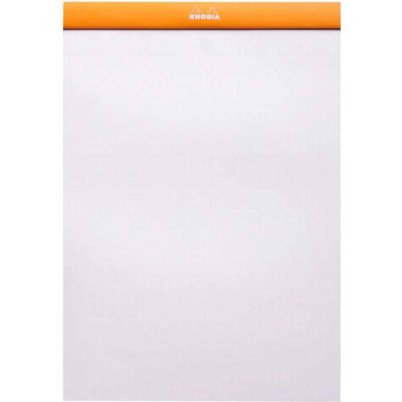 Bloc agrafé dotPad N°18 A4 80 feuilles DOT 80 g. - Orange