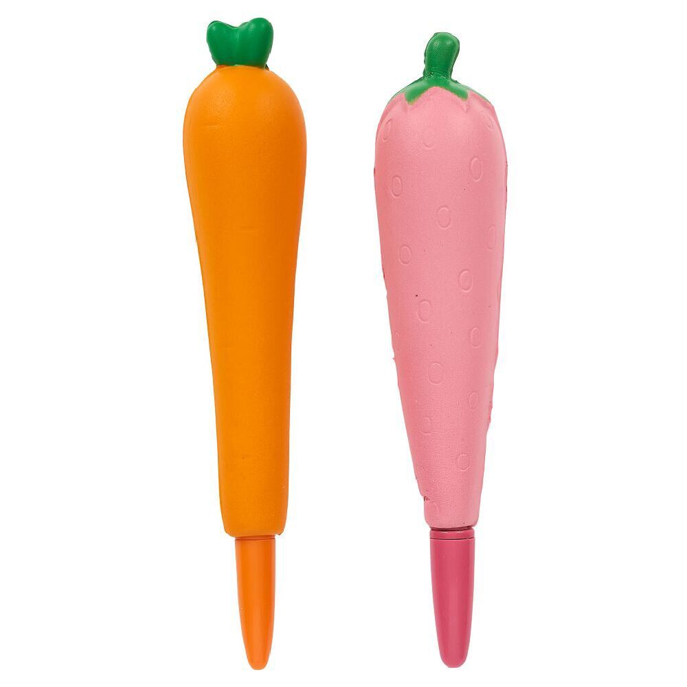 Stylo de décompression à rebond forme carotte ou aubergine