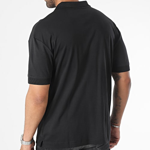 Polo Manches Courtes Smooth Cotton 1193 Noir