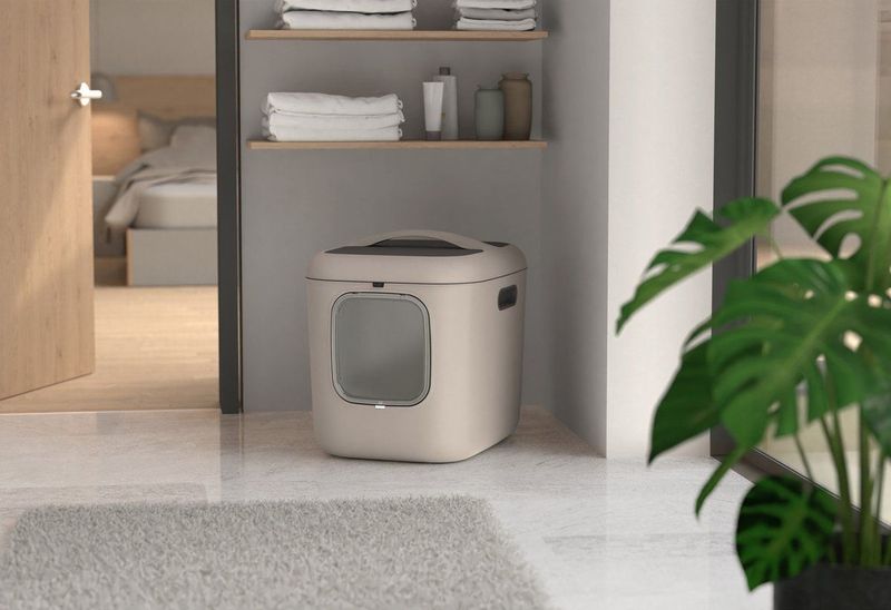 Rotho - Biala XL - Kattentoilet - Cappuccino - Geschikt voor Grote Katten