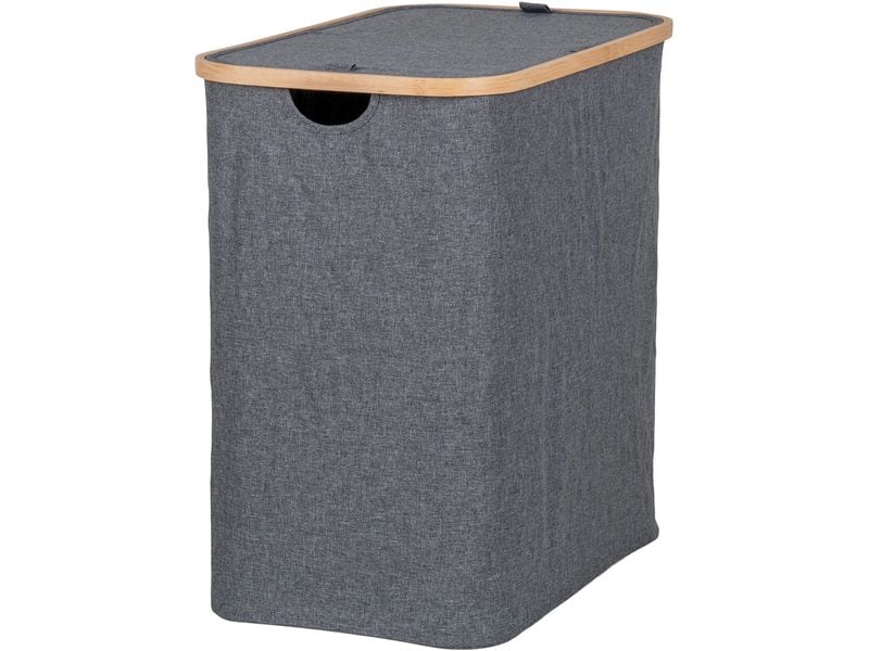 House Nordic Wäschekorb  Noto 90 l, Grau Wäschesammler