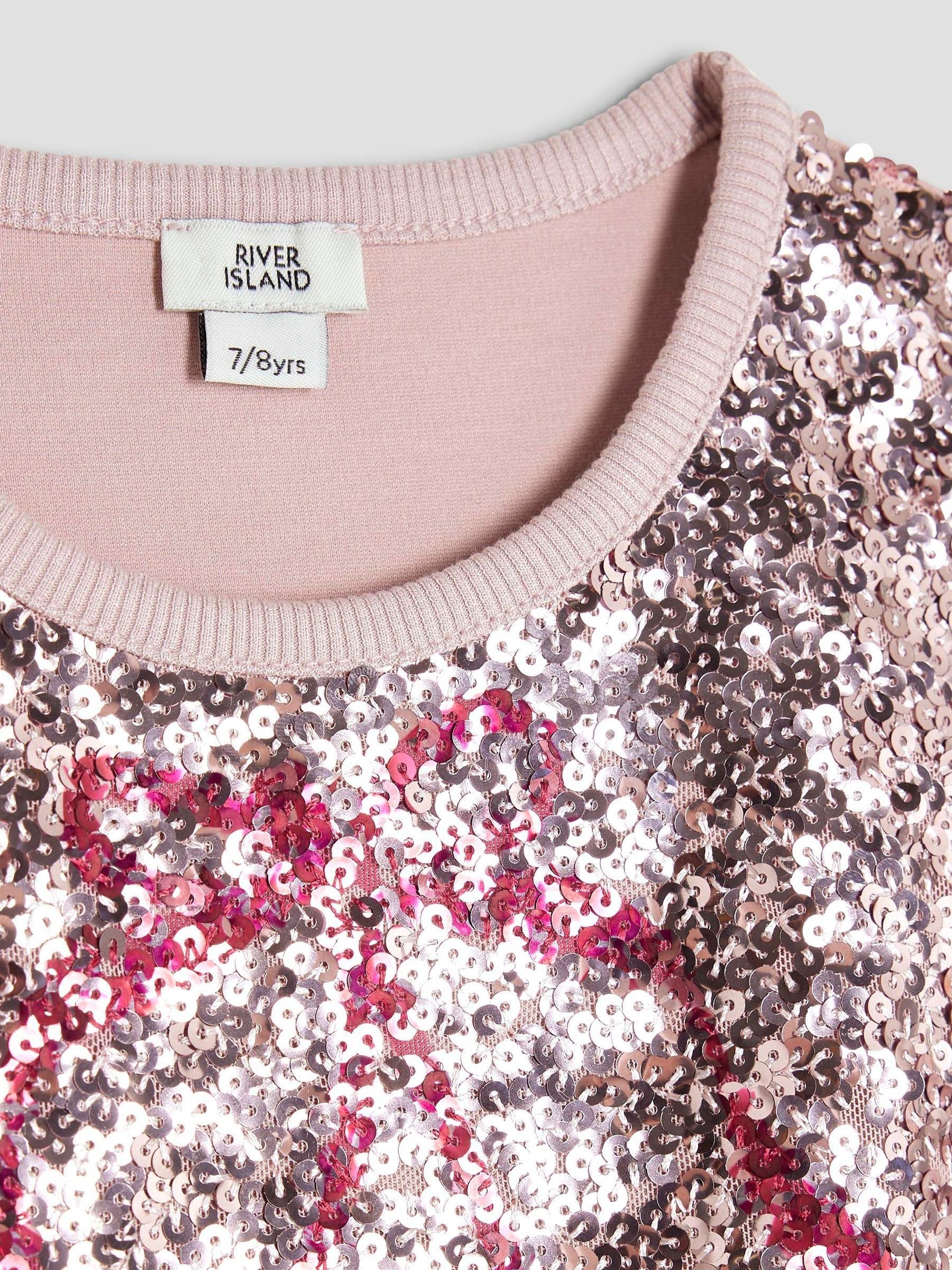 River Island Cherry Sequin Tank