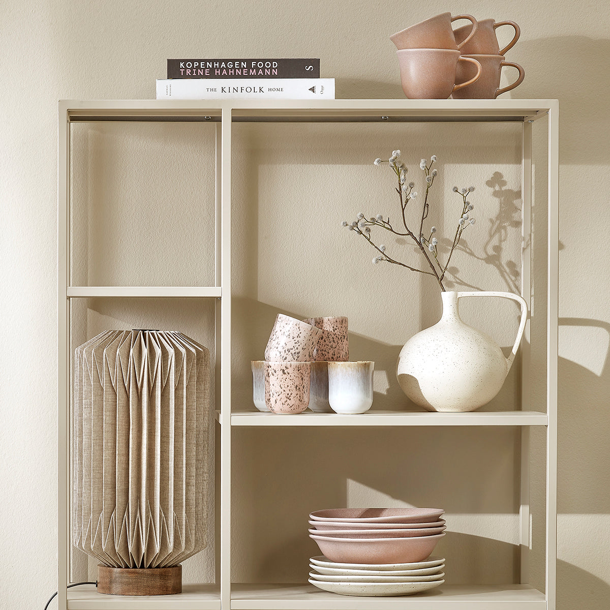 by fonQ Mixed Ceramics Pastaborden 4st. - Ã 22 cm - Dusty Rose